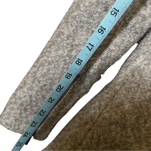 Dex Women's Gray Pea Coat Wool Blend Zip Front Pockets Women's Size XS - Picture 16 of 16